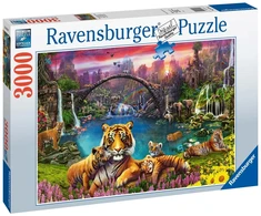 Ravensburger 3000 dalių dėlionė Tigrai rojuje 16719