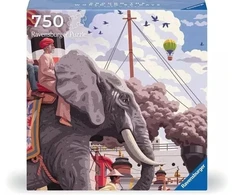 Ravensburger Dėlionė 750 detalių Art&amp;Soul aplink pasaulį per 80 dienų