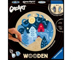 Ravensburger Medinis paveikslas CreArt Skandinavija Naktis