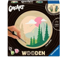 Ravensburger Medinis tapybos pagal skaičius rinkinys Creart Silent nature 20 cm FSC