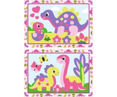 Ravensburger Piešimo rinkinys spalvoti dinozaurai CreArt Junior