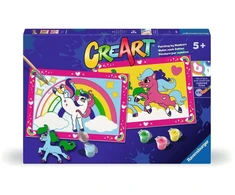 Ravensburger Rankdarbių rinkinys vaikams Fairy Ponies piešimui pagal skaičius