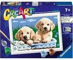 Ravensburger Rinkinys piešimui su šunų motyvais CreArt for Kids