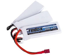 Redox ASG LiPo akumuliatorių paketas 2000 mAh 11,1V 20C 1+1+1