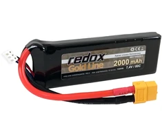 Redox Gold Line Ličio polimerų paketas 2000 mAh 7,4V 80C