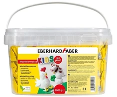 Savaime kietėjantis molis Eberhard Faber baltas 3kg