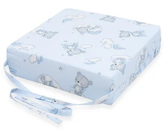 Sėdynės pagalvėlė vaikų kėdutei New Baby BASIC Bear mėlyna