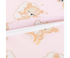 Sėdynės pagalvėlė vaikų kėdutei New Baby BASIC Bear rožinė