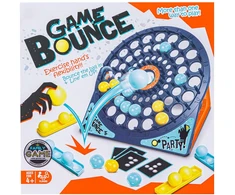 Šeimyninis žaidimas Bounce Game su kortomis ir kamuoliukais