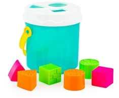 Spalvotas formų rūšiavimo kibirėlis Dumel