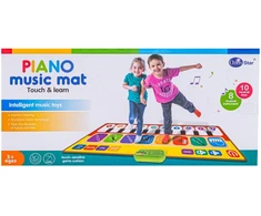 Spalvotas muzikinis kilimėlis vaikams su pianinu