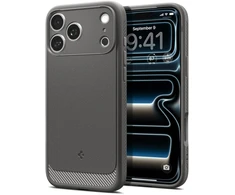 Dėklas SPIGEN case RUGGED ARMOR compatible with MagSafe for IPHONE 18 Pro Max / 17 Pro Max pilkas