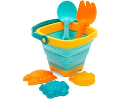 Sulankstomas kibiras su smėlio žaislais Baby Mix – 5 dalių rinkinys