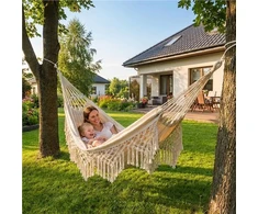 Sulankstomas sodo ir paplūdimio gultas Baby Mix mėlynos ir baltos spalvos