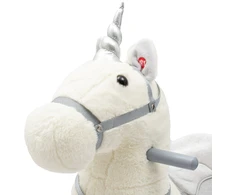 Supamasis žaislas su melodija ir ratukais Unicorn Baby Mix baltas