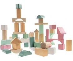 Tactic Medinės kaladėlės Soft Neutrals 60 vnt.