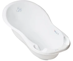 TEGA KR-005-103 Vaikiška vonia 102 cm LUX BUNNIES su kanalizacija balta