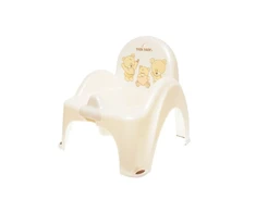 TEGA PO-043-118 Puoduko kėdė su muzikine dėžute TEDDY BEAR baltas perlas