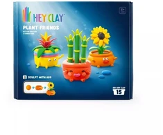 TM Toys Modeliavimo rinkinys Hey Clay – žalieji draugai su aksesuarais