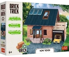 Trefl Rankdarbių rinkinys brick trick namas su plytomis ir mediena
