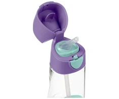 Tritan buteliukas su šiaudeliais BBOX 450 ml alyvinė
