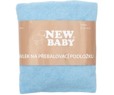 Užvalkalas keičiamam New Baby vystyklų kilimėliui 50x70 mėlynas