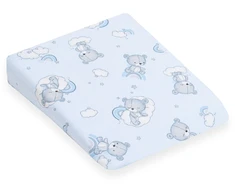 Užvalkalas pagalvėlės vežimėliui New Baby BASIC 30x37 cm mėlynas