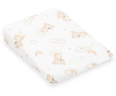 Užvalkalas pagalvėlės vežimėliui New Baby BASIC smėlio spalvos 30x37 cm
