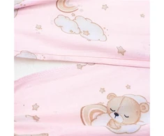 Užvalkalas pagalvėlės vežimėliui New Baby BASIC 30x37 cm rožinis