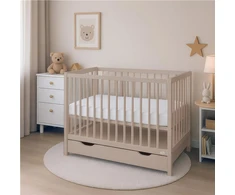 Vaikiška lovytė su stalčiumi New Baby BASIC kašmyro spalvos