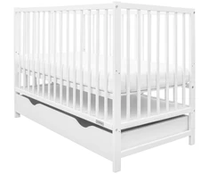 Vaikiška lovytė su stalčiumi New Baby BASIC balta