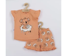 Vaikiška vasarinė pižama New Baby Dream Dream lašišos spalvos, dydis 62 (3-6 mėn.)