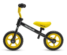 Vaikiškas balansinis dviratis Baby Mix Traveller juodas