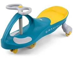 Vaikiškas balansinis dviratis Gravity Milly Mally žaliai geltonas
