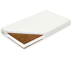Vaikiškas čiužinys New Baby CLASSY 120x60x11 cm kokosų pluoštas-putų poliuretanas-kokosų pluoštas Aloe Vera