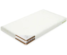 Vaikiškas čiužinys New Baby CLASSY 120x60x12 cm Visco-molitanas-kokosas Aloe vera