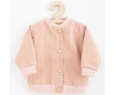 Vaikiškas muslino paltukas New Baby Comfort Clothes rožinis, dydis 86 (12-18 mėn.)