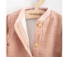 Vaikiškas muslino paltukas New Baby Comfort Clothes rožinis, dydis 86 (12-18 mėn.)