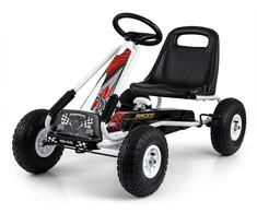 Milly Mally Thor pedalinis gokartas, baltas