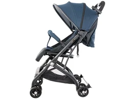 Vaikiškas vežimėlis lagaminas compact mėlynas EUROBABY