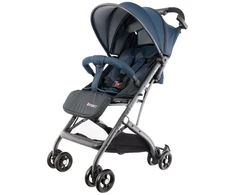 Vaikiškas vežimėlis lagaminas compact mėlynas EUROBABY