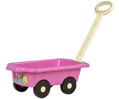 Vaikiškas vežimėlis vilkikas BAYO 45 cm rožinis
