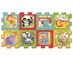 Vaikštynė su dėlionės elementais Fisher Price Smile TREFL