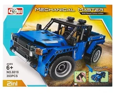 Valdomi 2in1 automobilių konstravimo kaladėlės