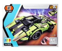 Valdomi 2in1 automobilių konstravimo kaladėlės