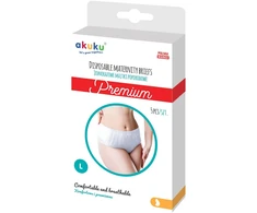 Akuku vienkartinės kelnaitės po gimdymo, Premium, Dydis L, 5 pcs, A0551