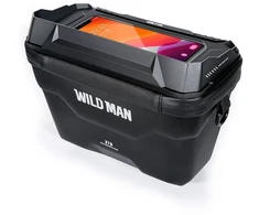 WILDMAN kelioninis krepšys dviračio vairui su užtrauktuku 3L (4"-7") XT8 juodas