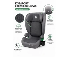X Lander Vaikiška automobilinė kėdutė IslaBaby SafiroFix 100–150 cm 15–36 kg su ISOFIX pilka