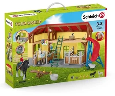 Žaidimų rinkinys Schleich Farm World arklių arklidė