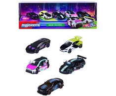 Majorette - Neon Racer 5 dalių dovanų rinkinys (8504105004)